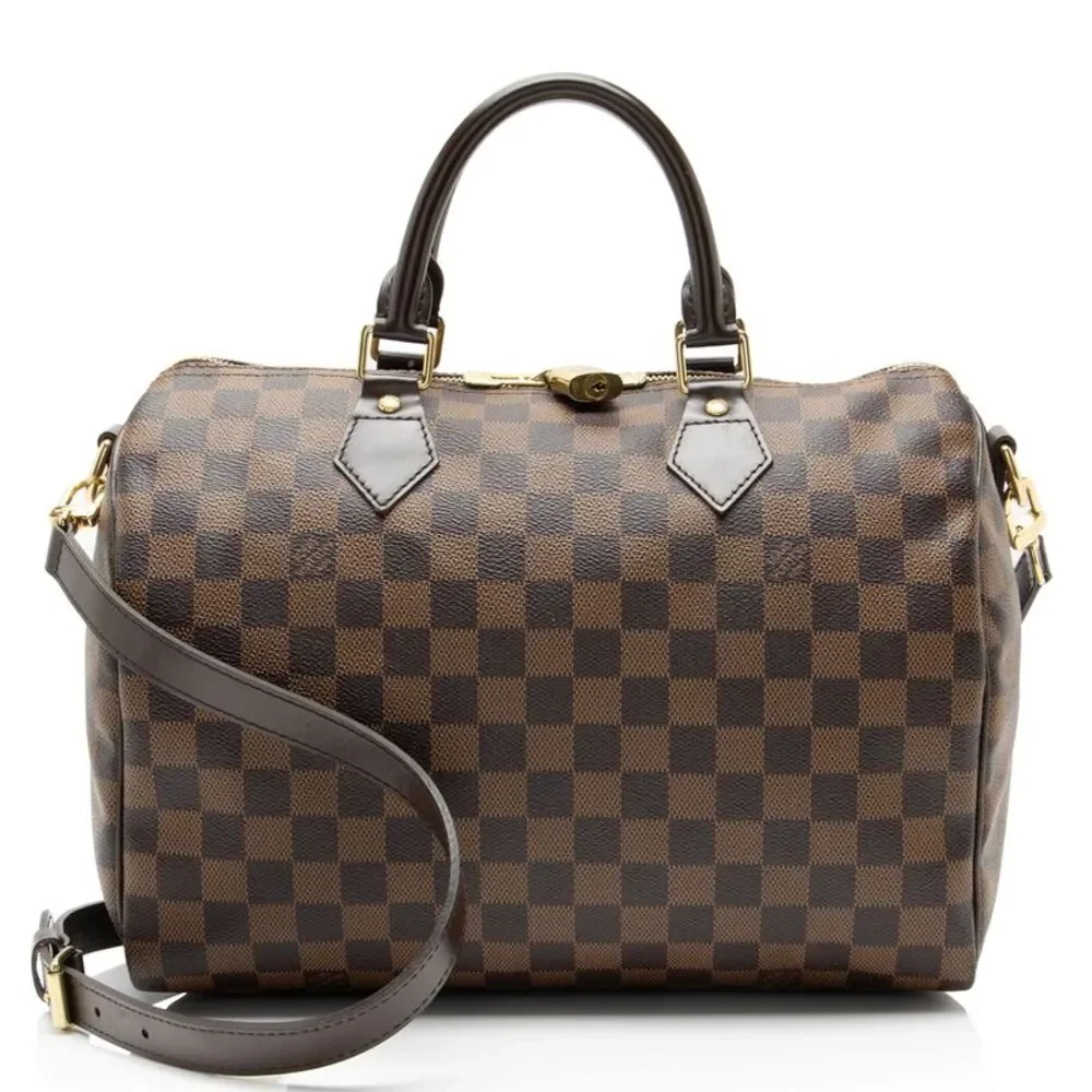 Louis Vuitton Damier Ebene Speedy Bandouliere 30 Satchel